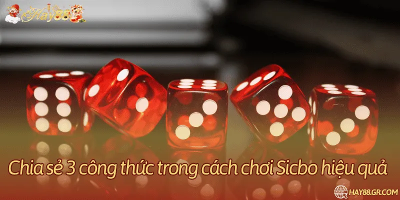 3 công thức nên áp dụng chơi sicbo